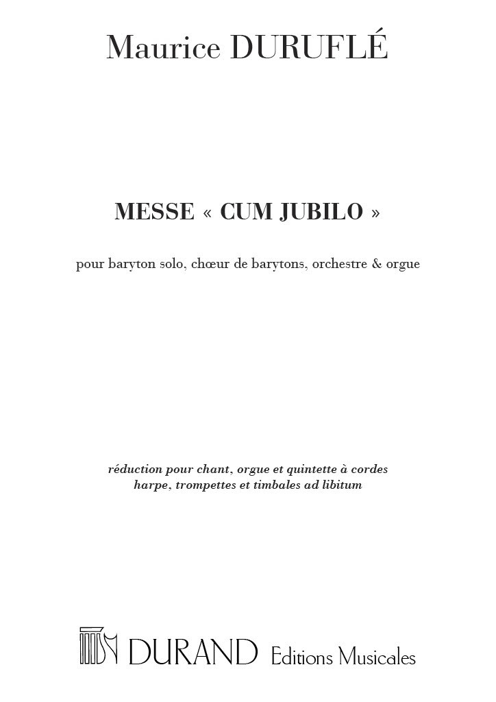 Messe Cum Jubilo Op. 11